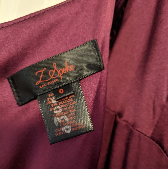 NWOT Silk dress -Z Spoke by Zac Posen - Picture 4 of 5